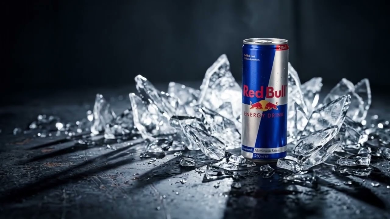 Energy drink product commercial